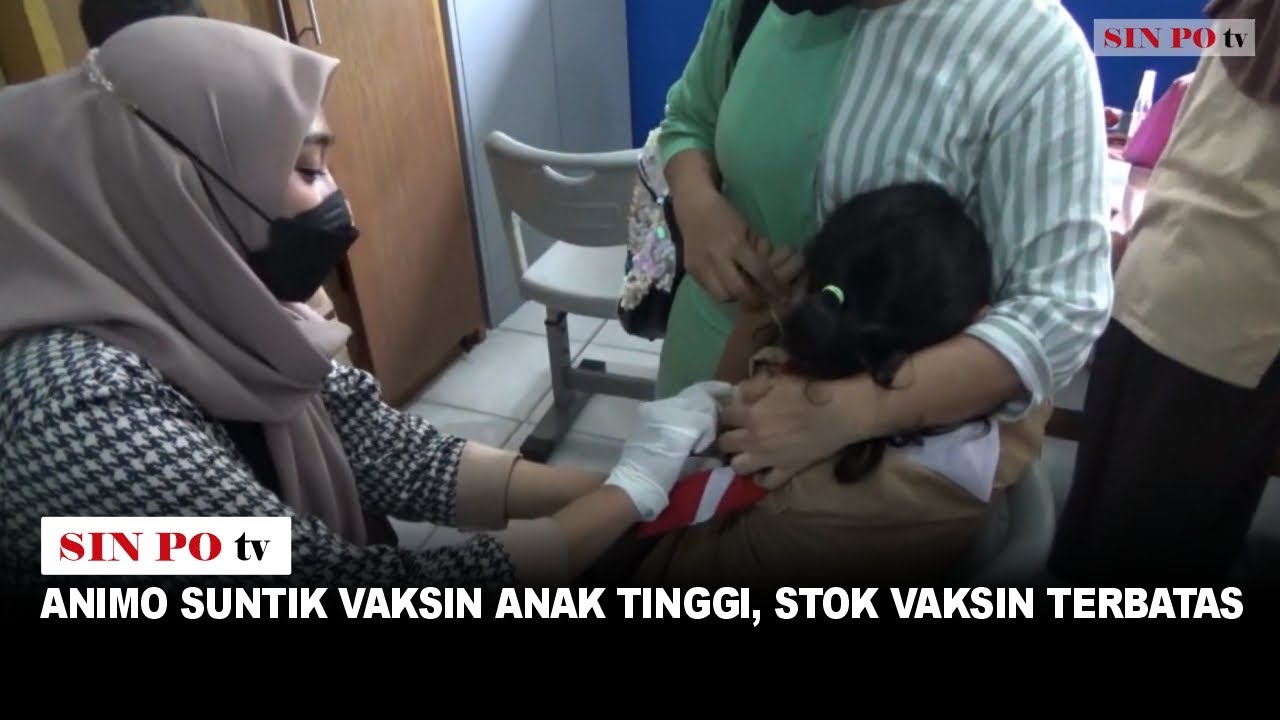 Animo Suntik Vaksin Anak Tinggi, Stok Vaksin Terbatas