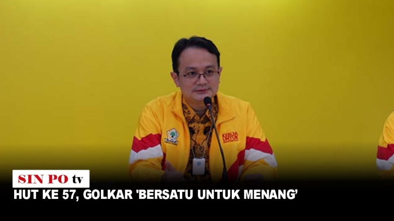 HUT Ke 57, Golkar 'Bersatu Untuk Menang'