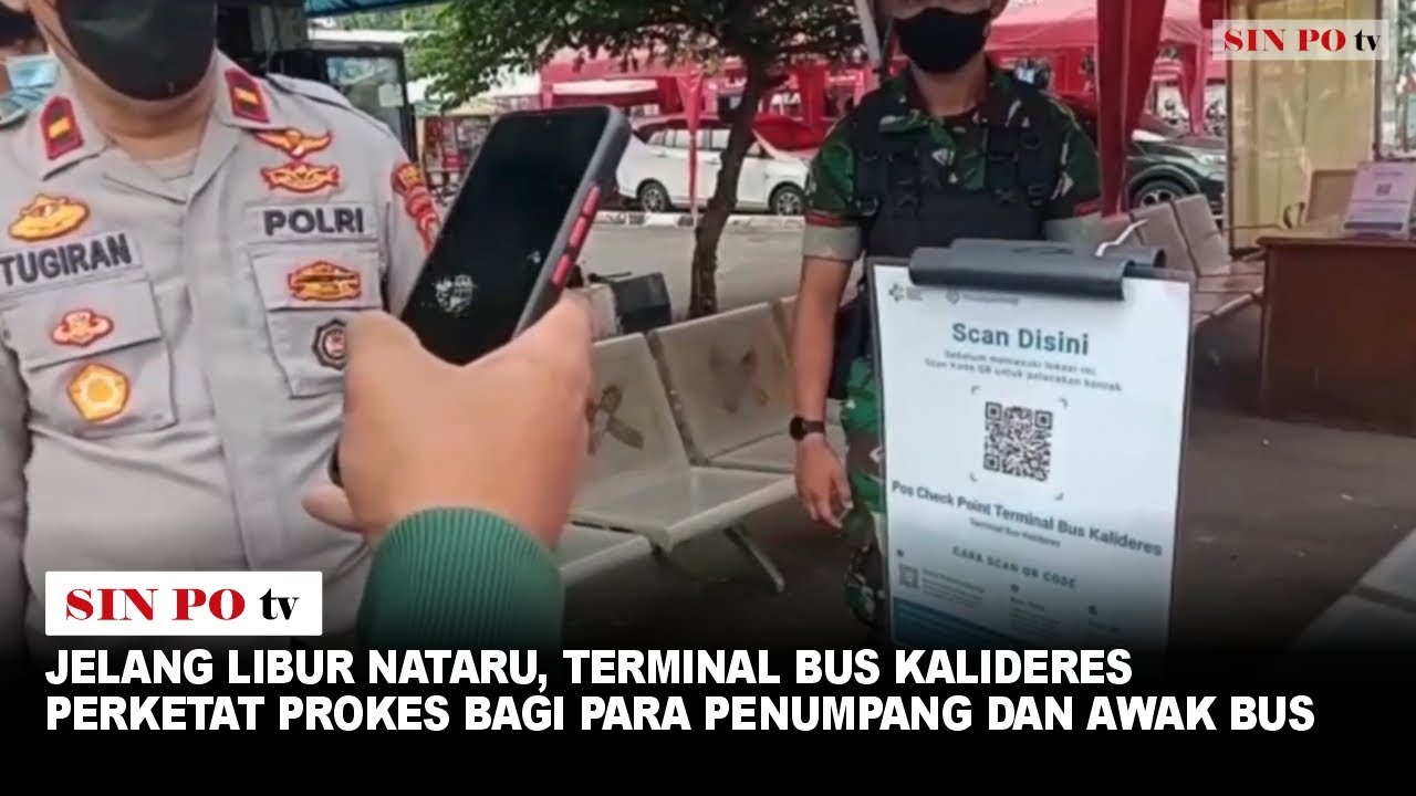 Jelang Libur Nataru, Terminal Bus Kalideres Perketat Prokes Bagi Para Penumpang Dan Awak Bus