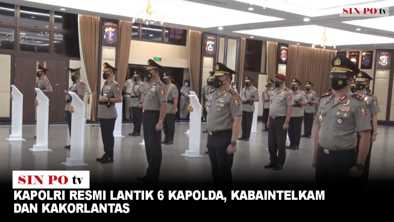 Kapolri Resmi Lantik 6 Kapolda, Kabaintelkam Dan Kakorlantas