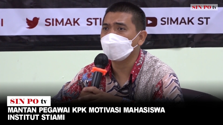 Mantan Pegawai KPK Motivasi Mahasiswa Institut STIAMI