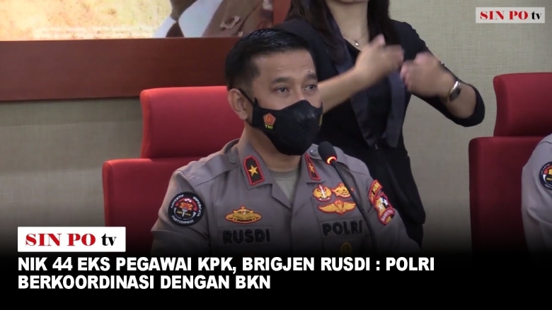 Nik 44 Eks Pegawai KPK, Brigjen Rusdi : Polri Berkoordinasi Dengan BKN