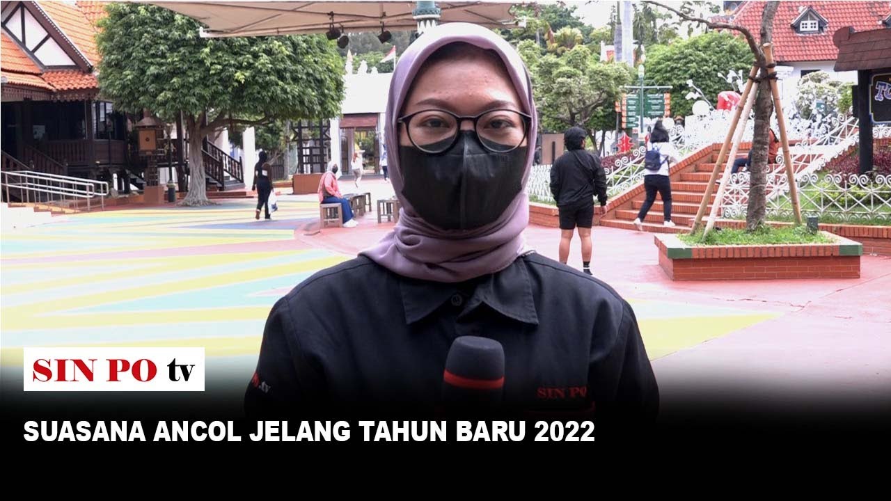 Suasana Ancol Jelang Tahun Baru 2022