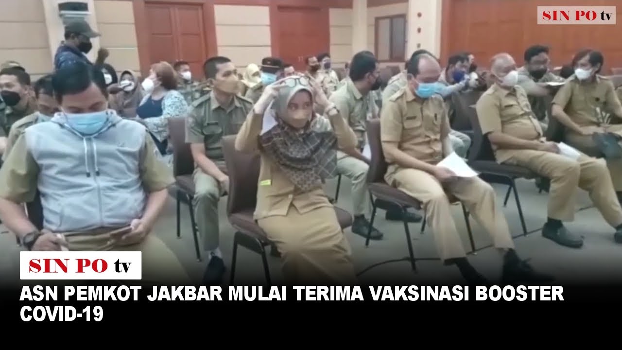 ASN Pemkot Jakbar Mulai Terima Vaksinasi Booster Covid-19