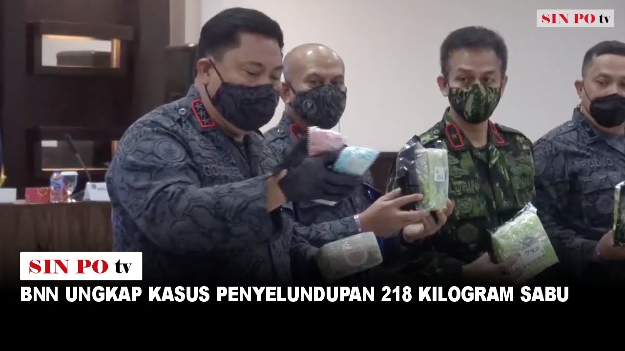 BNN Ungkap Kasus Penyelundupan 218 Kilogram Sabu