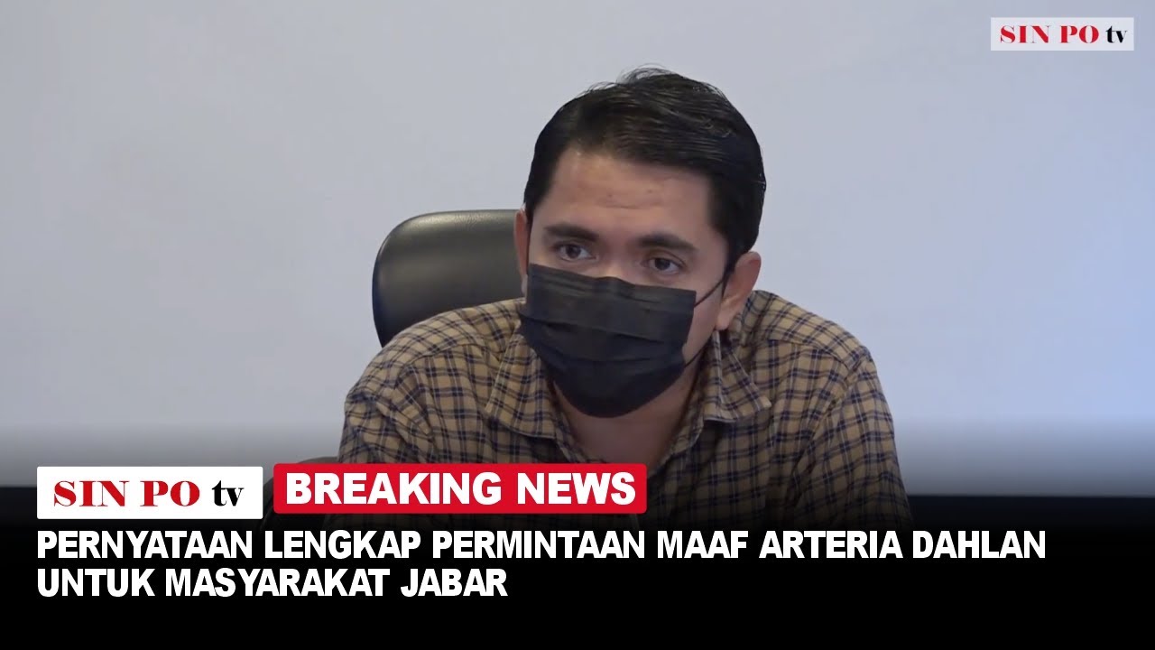 Breaking News : Pernyataan Lengkap Permintaan Maaf Arteria Dahlan Untuk Masyarakat Jabar