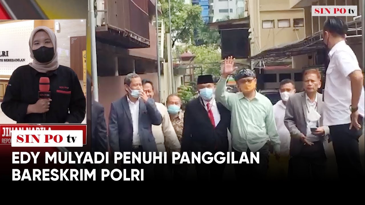 Edy Mulyadi Penuhi Panggilan Bareskrim Polri