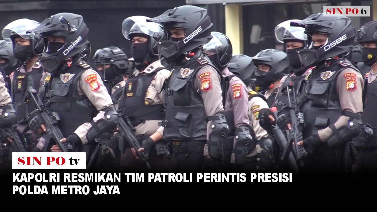 Kapolri Resmikan Tim Patroli Perintis Presisi Polda Metro Jaya