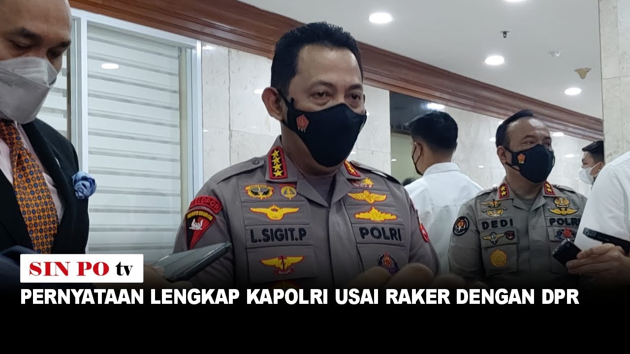 Pernyataan Lengkap Kapolri Usai Raker Dengan DPR