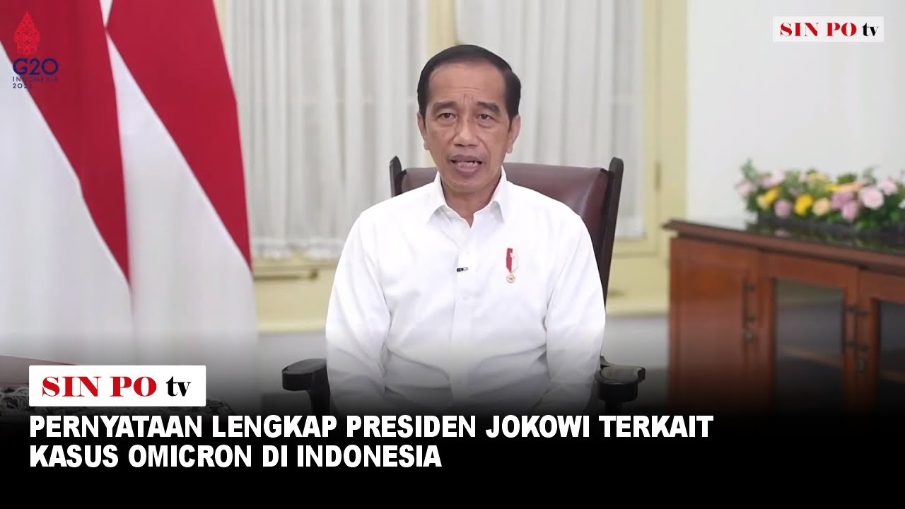 Pernyataan Lengkap Presiden Jokowi terkait Kasus Omicron di Indonesia