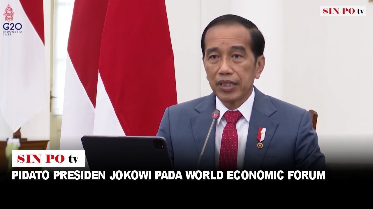 Pidato Presiden Jokowi Pada World Economic Forum
