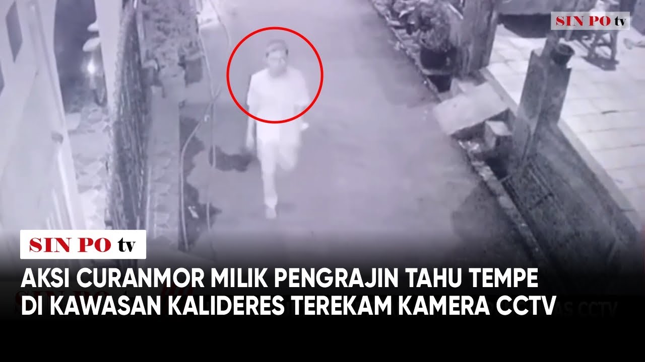 Aksi Curanmor Milik Pengrajin Tahu Tempe Di Kawasan Kalideres Terekam Kamera CCTV