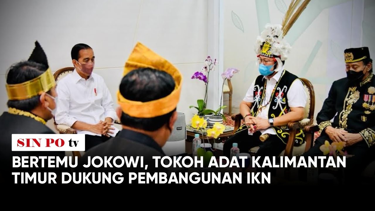 Bertemu Jokowi, Tokoh Adat Kalimantan Timur Dukung Pembangunan IKN