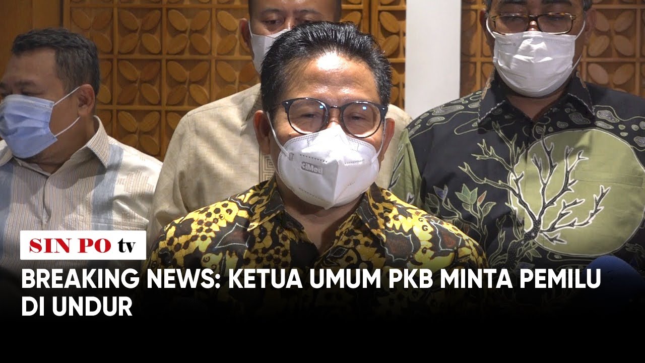 Breaking News: Ketua Umum PKB Minta Pemilu Di Undur