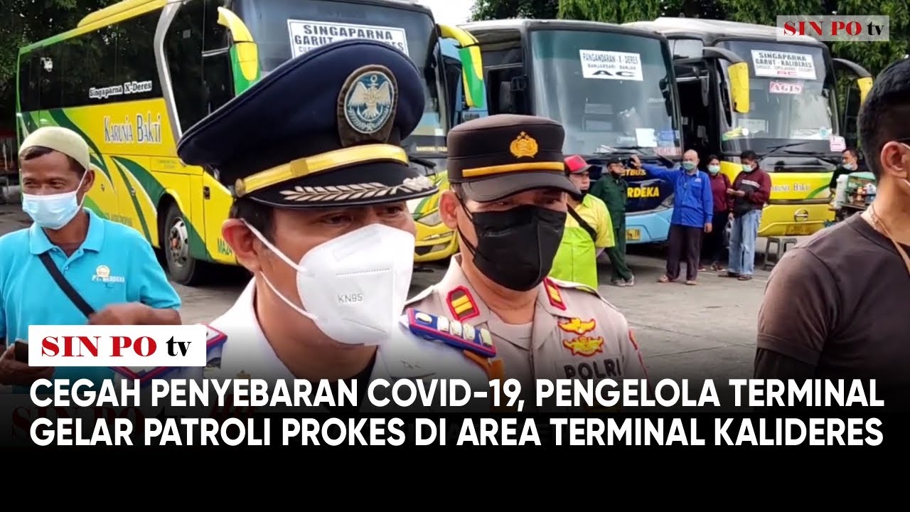 Cegah Penyebaran Covid-19, Pengelola Terminal Gelar Patroli Prokes Di Area Terminal Kalideres