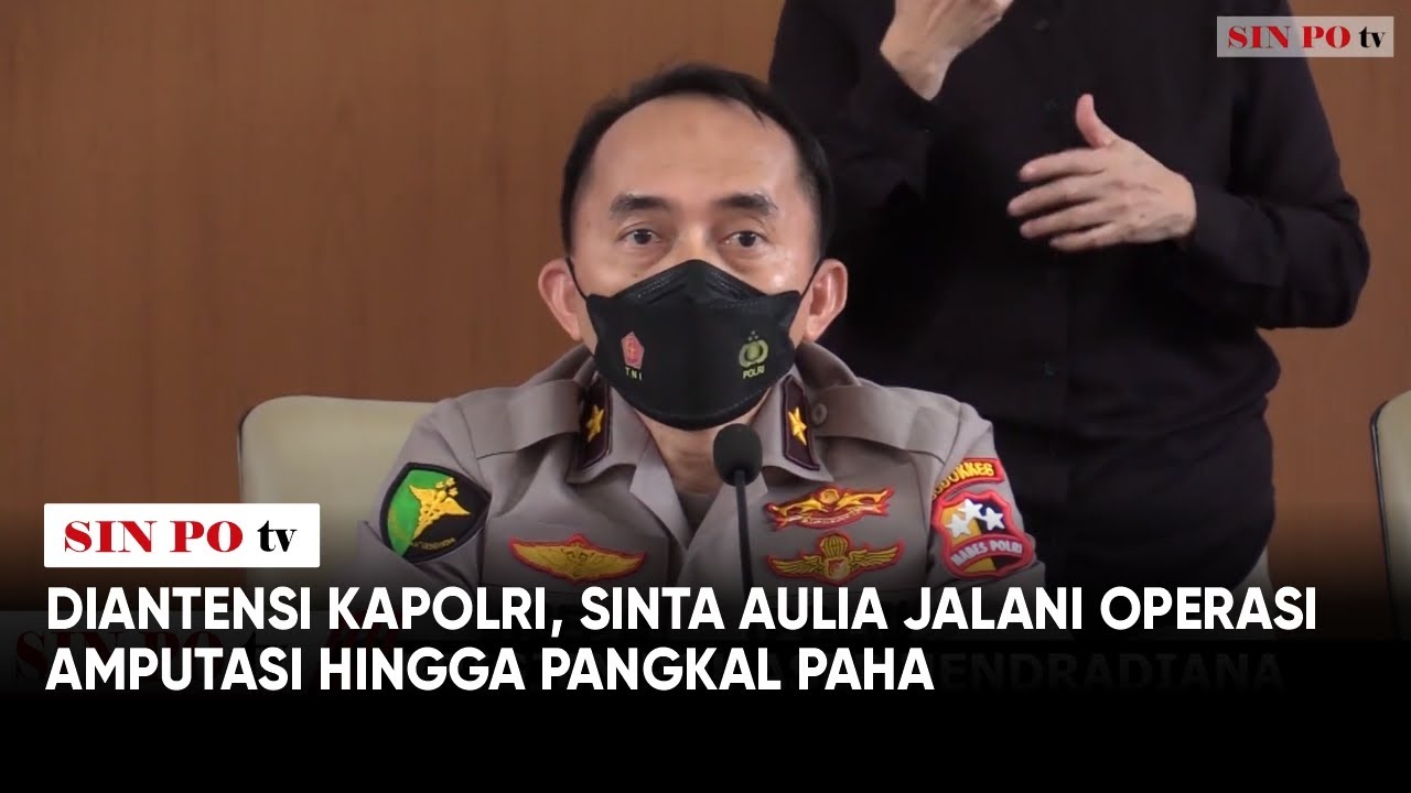 Diantensi Kapolri, Sinta Aulia Jalani Operasi Amputasi Hingga Pangkal Paha