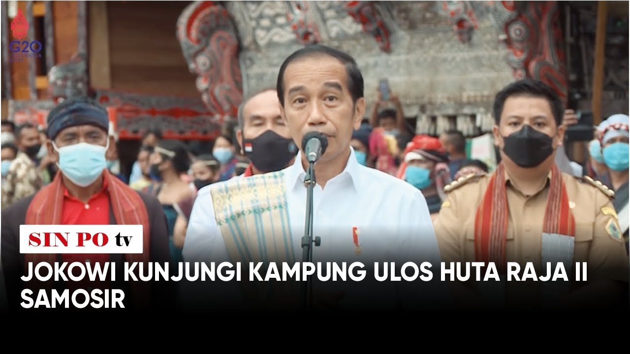 Jokowi Kunjungi Kampung Ulos Huta Raja II Samosir