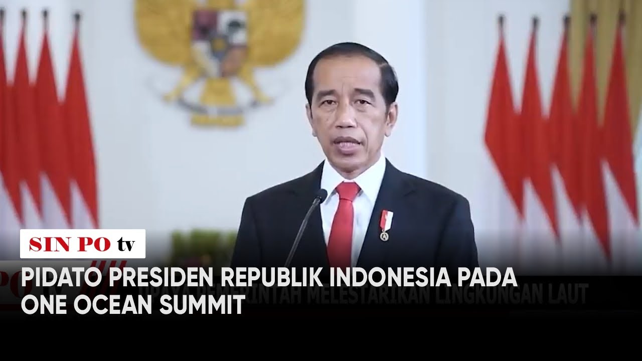 Pidato Presiden Republik Indonesia Pada One Ocean Summit