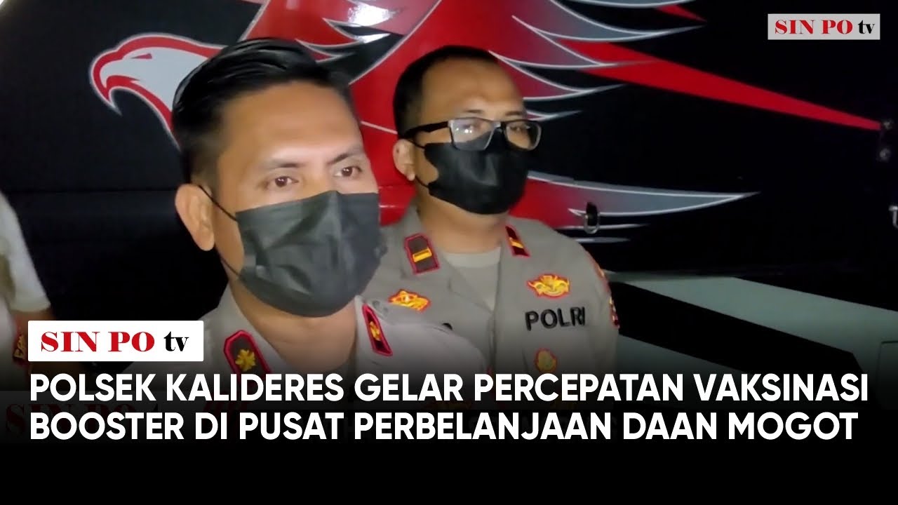 Polsek Kalideres Gelar Percepatan Vaksinasi Booster Di Pusat Perbelanjaan Daan Mogot