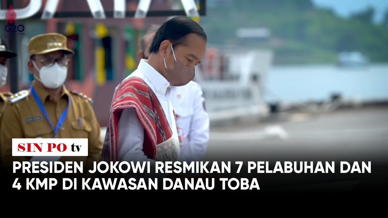 Presiden Jokowi resmikan 7 pelabuhan dan 4 KMP di Kawasan Danau Toba