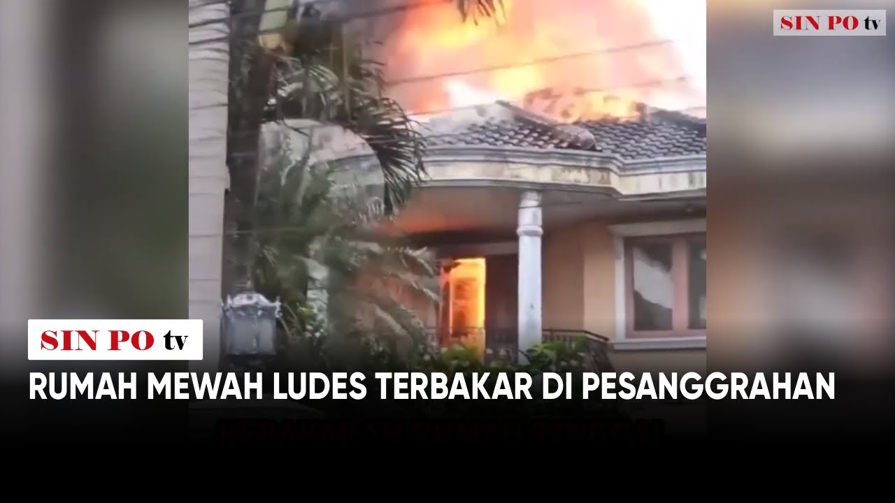 Rumah Mewah Ludes Terbakar di Pesanggrahan