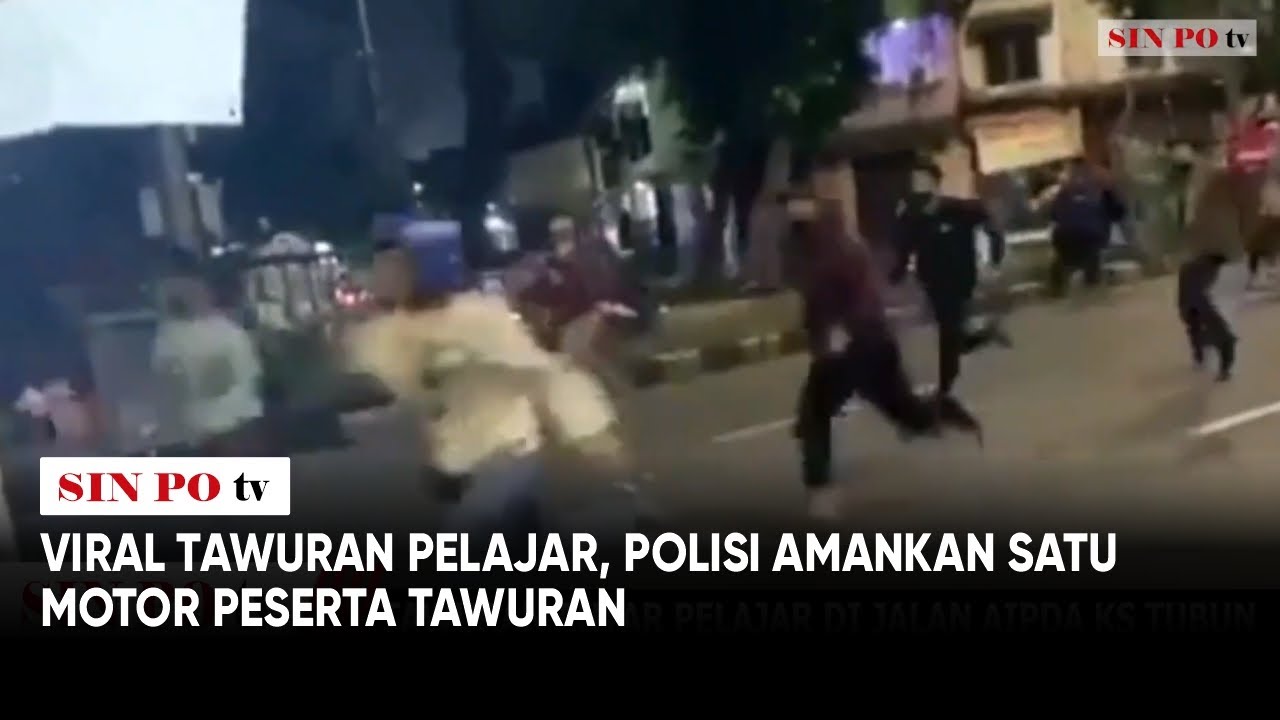 Viral Tawuran Pelajar, Polisi Amankan Satu Motor Peserta Tawuran