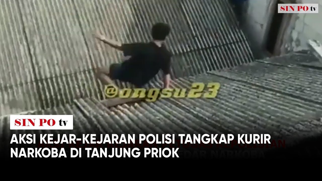 Aksi Kejar-Kejaran Polisi Tangkap Kurir Narkoba Di Tanjung Priok