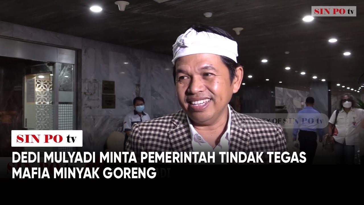 Dedi Mulyadi Minta Pemerintah Tindak Tegas Mafia Minyak Goreng