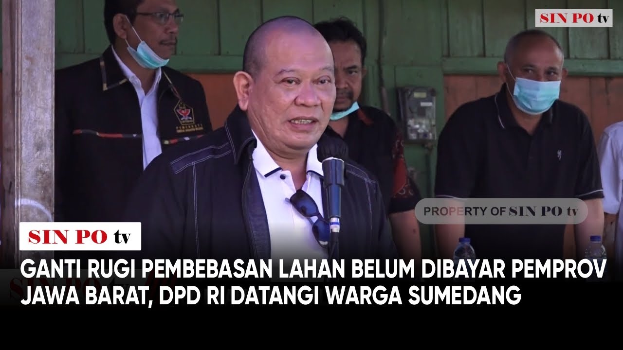 Ganti Rugi Pembebasan Lahan Belum Dibayar Pemprov Jawa Barat, DPD RI Datangi Warga Sumedang