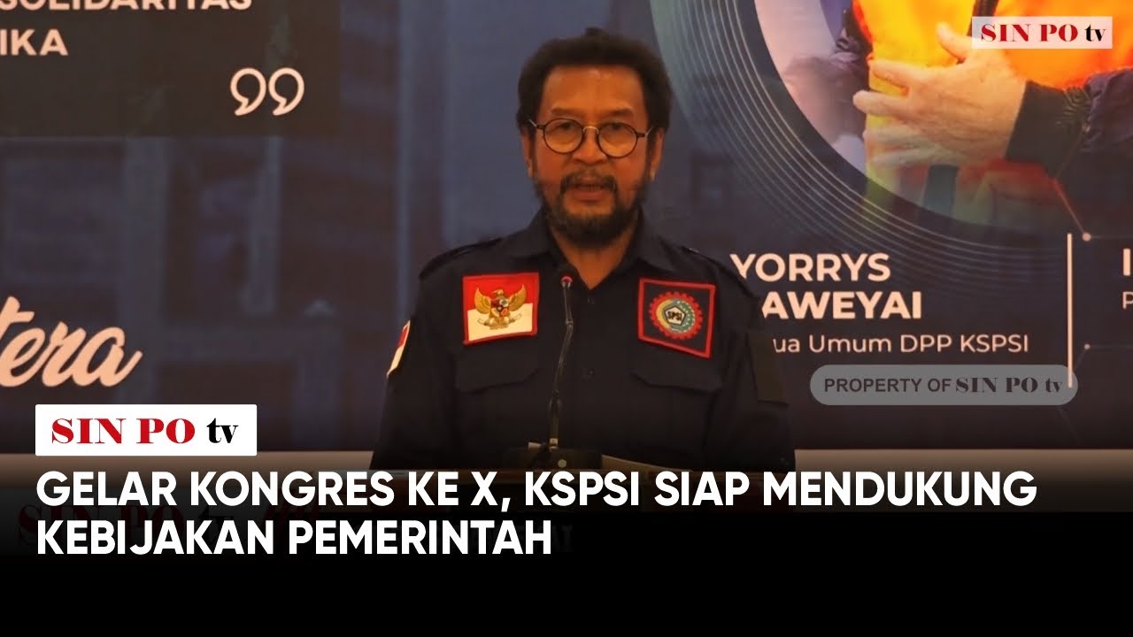 Gelar Kongres Ke X, KSPSI Siap Mendukung Kebijakan Pemerintah