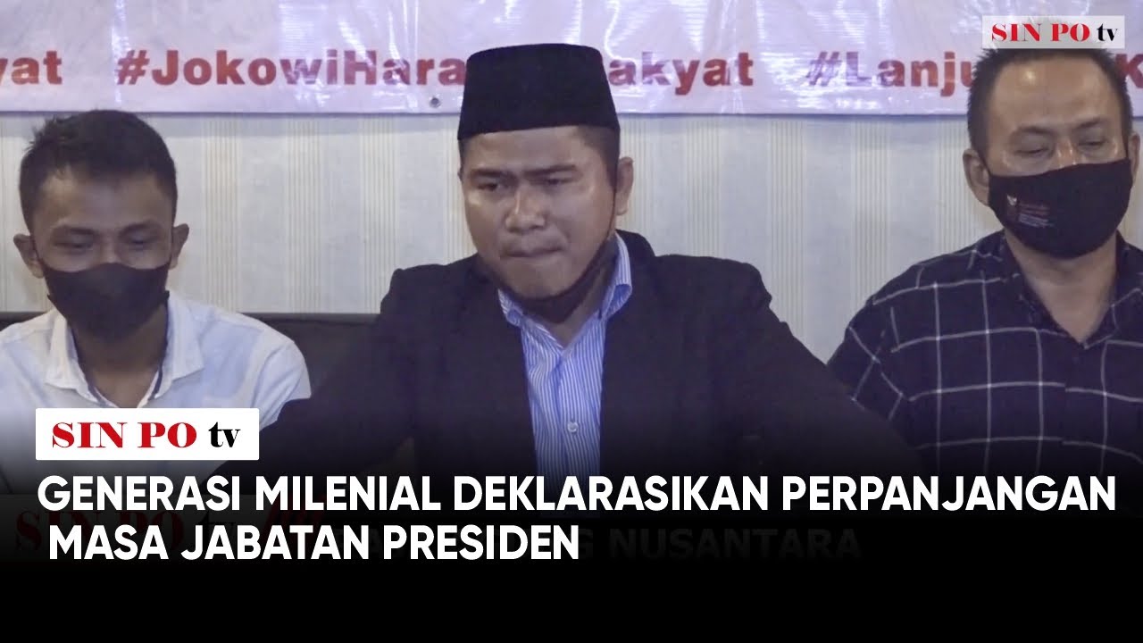 Generasi Milenial Deklarasikan Perpanjangan Masa Jabatan Presiden