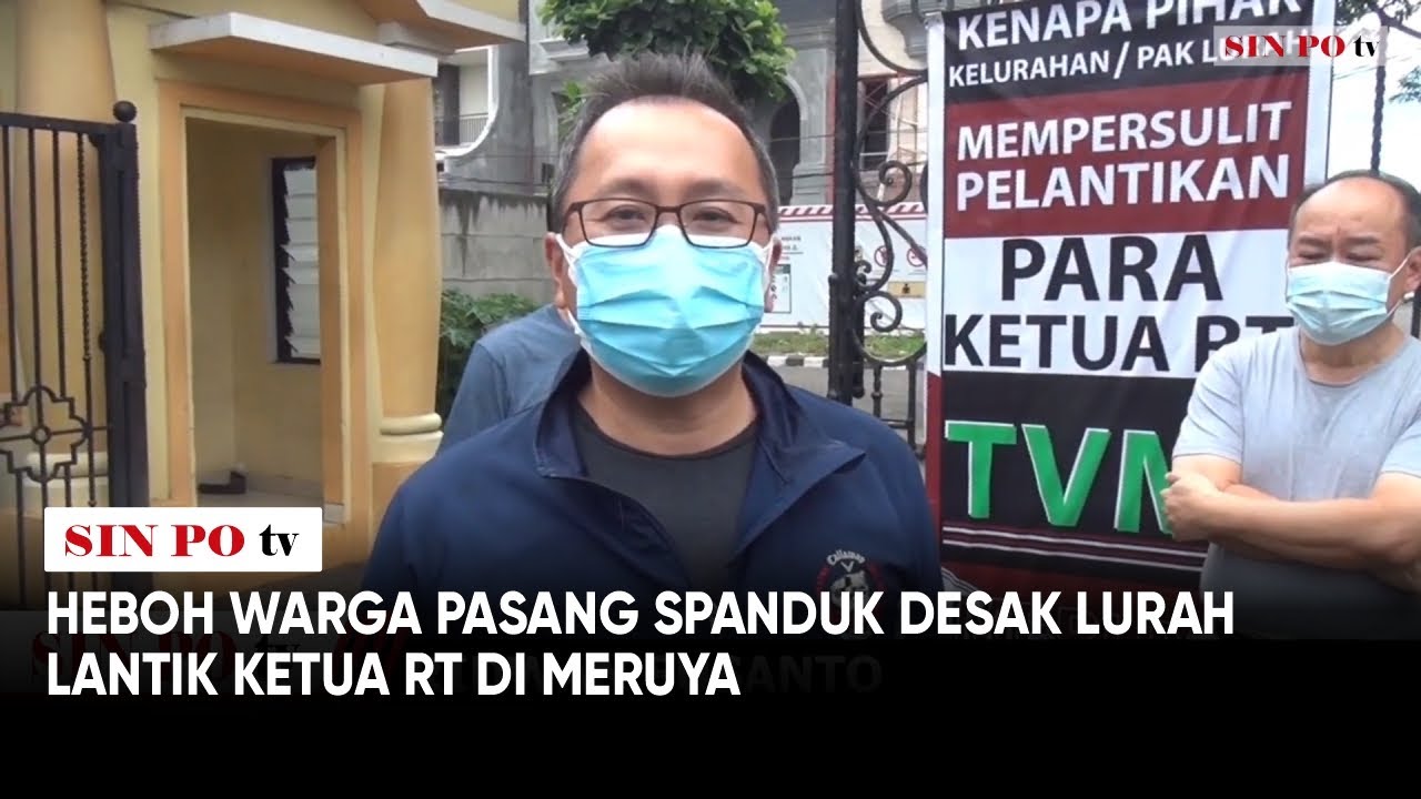 Heboh Warga Pasang Spanduk Desak Lurah Lantik Ketua RT di Meruya