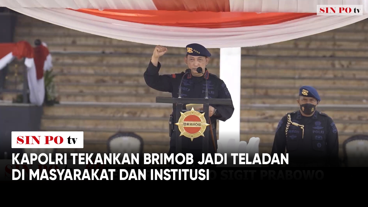 Kapolri Tekankan Brimob Jadi Teladan Di Masyarakat Dan Institusi