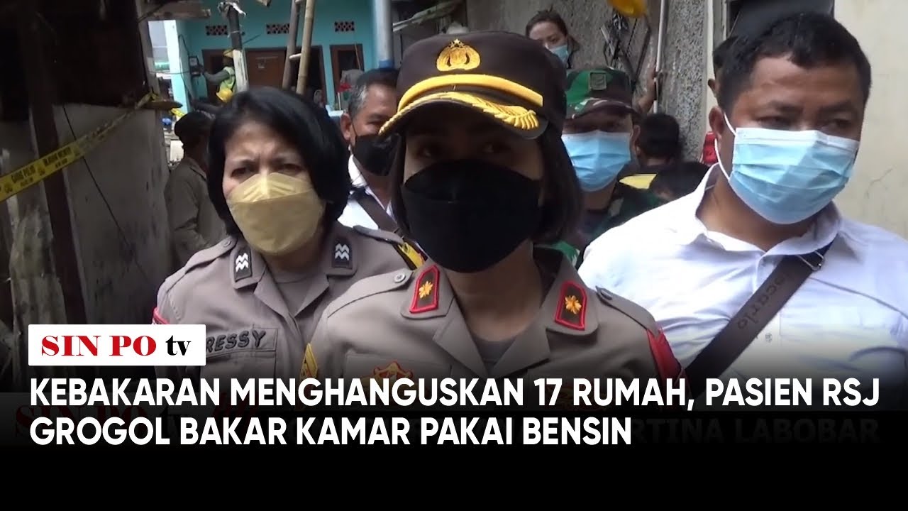 Kebakaran Menghanguskan 17 Rumah, Pasien RSJ Grogol Bakar Kamar Pakai Bensin