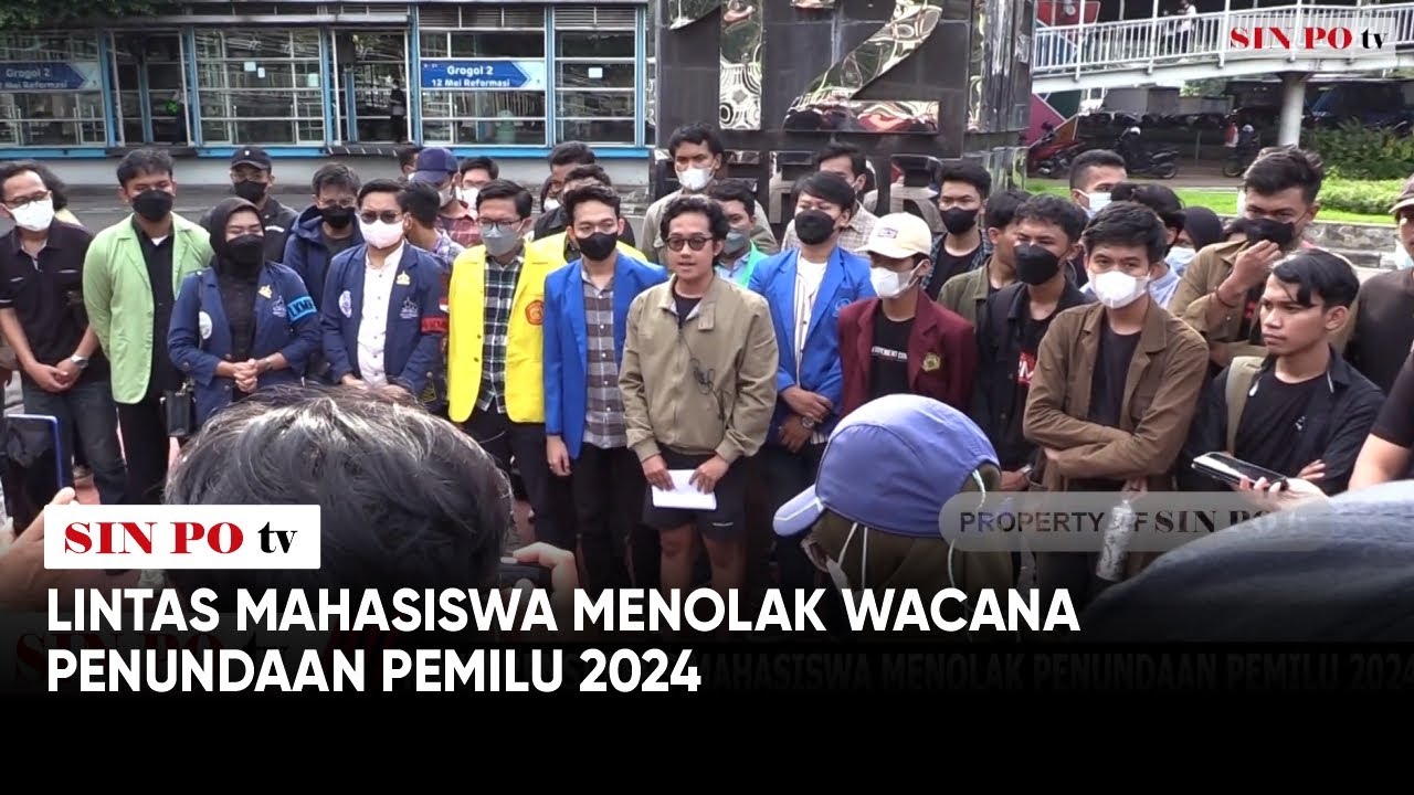 Lintas Mahasiswa Menolak Wacana Penundaan Pemilu 2024