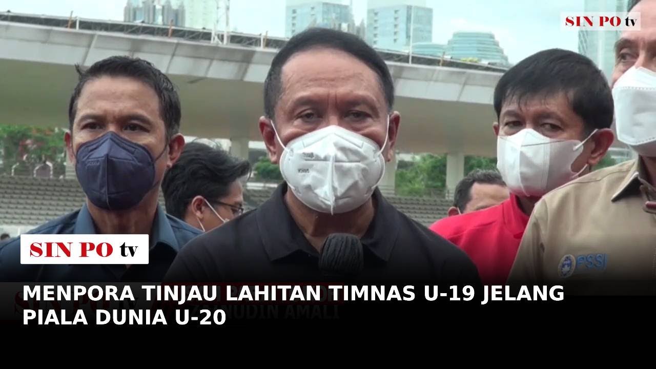 Menpora Tinjau Lahitan Timnas U-19 Jelang Piala Dunia U-20