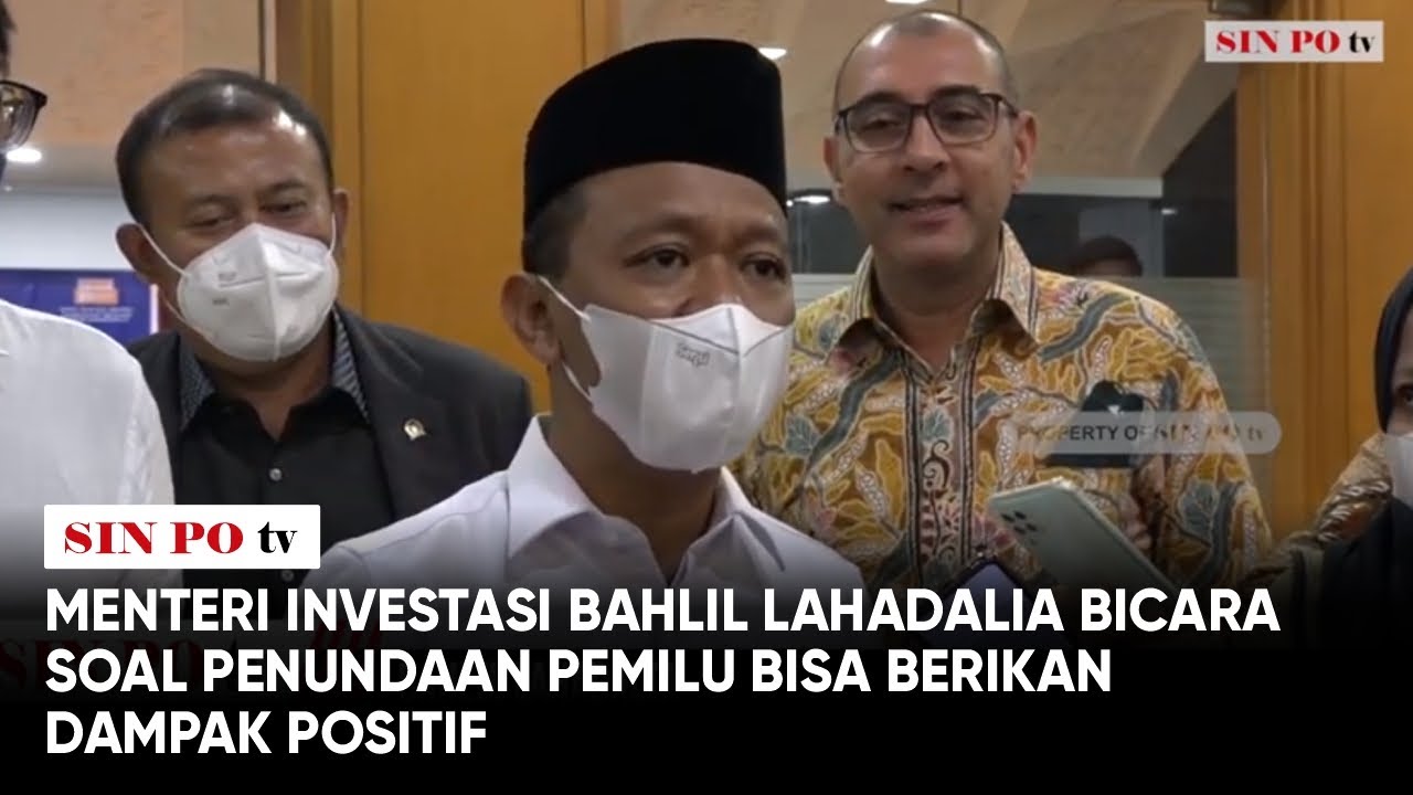 Menteri Investasi, Bahlil Lahadalia, berbicara kembali mengenai usulan Penundaan Pemilu 2024. Bahlil mengatakan, pembahasan penundaan Pemilu bukanlah sesuatu yang haram untuk dibahas, serta dinilai wajar untuk disampaikan.