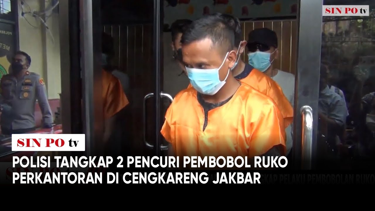 Polisi Tangkap 2 Pencuri Pembobol Ruko Perkantoran di Cengkareng Jakbar