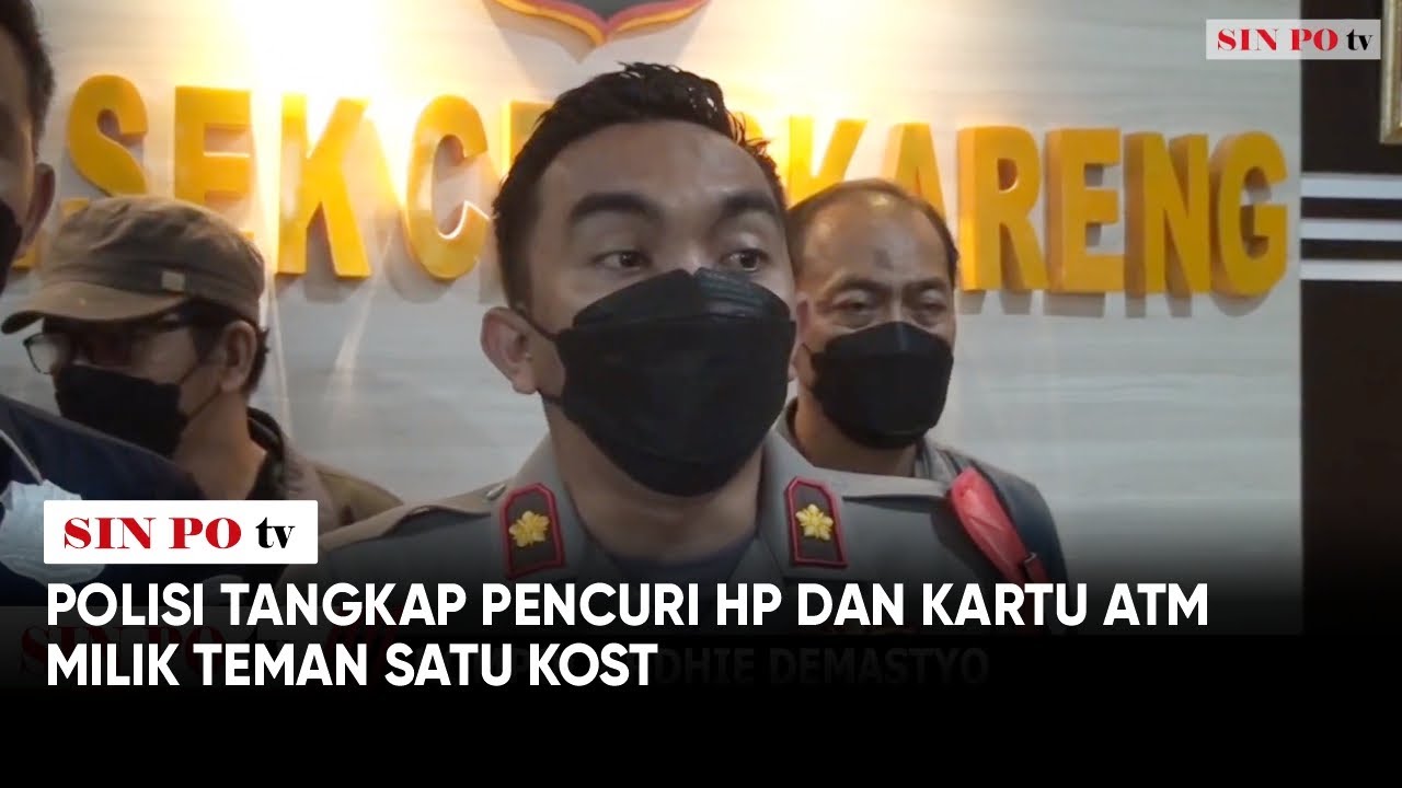 Polisi Tangkap Pencuri Hp dan Kartu ATM Milik Teman Satu Kost