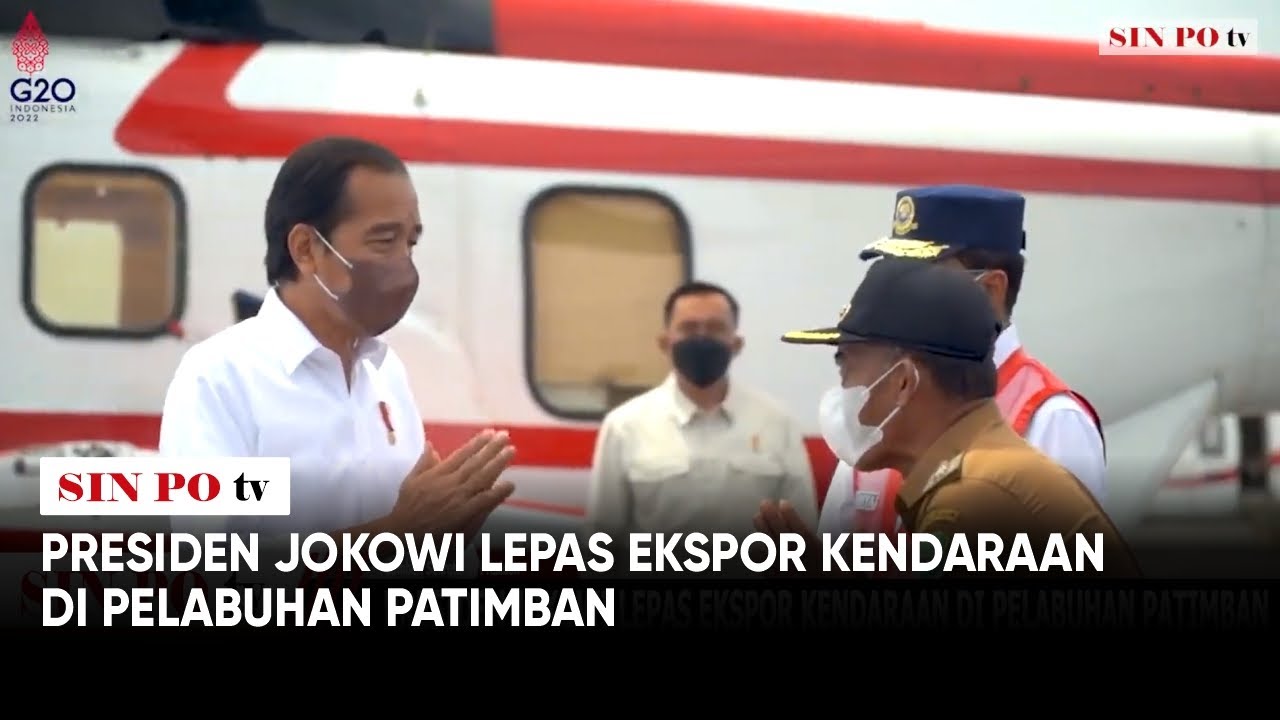 Presiden Jokowi Lepas Ekspor Kendaraan di Pelabuhan Patimban