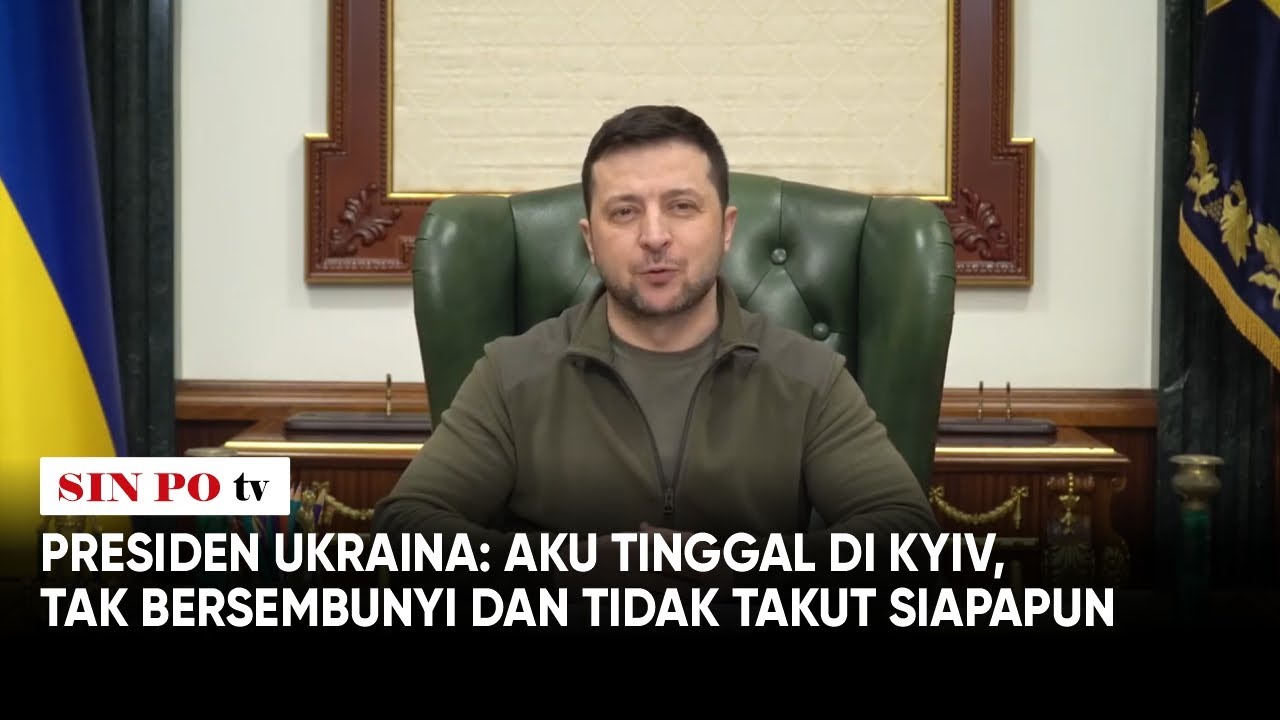 Presiden Ukraina: Aku Tinggal di Kyiv, Tak Bersembunyi dan Tidak Takut Siapapun