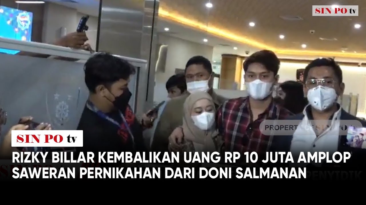 Rizky Billar Kembalikan Uang Rp 10 Juta Amplop Saweran Pernikahan dari Doni Salmanan