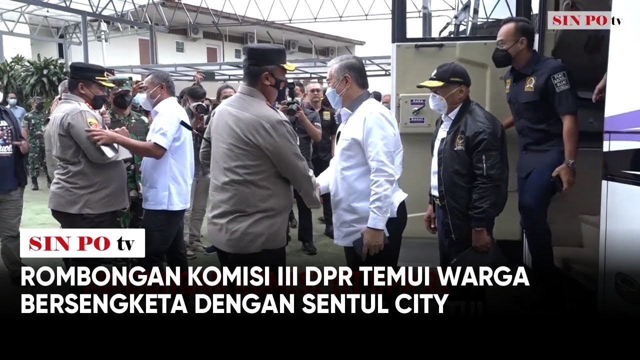 Rombongan Komisi III DPR Temui Warga Bersengketa Dengan Sentul City