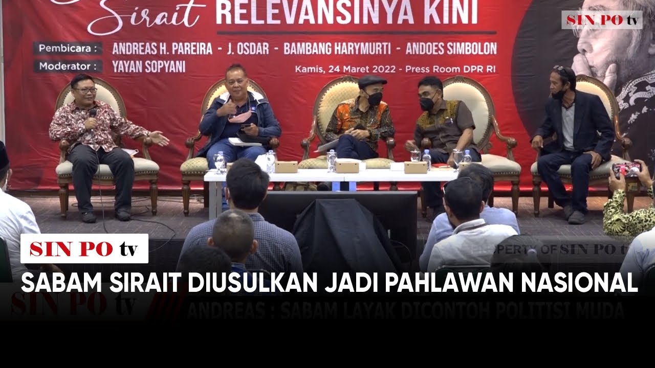 Sabam Sirait Diusulkan Jadi Pahlawan Nasional