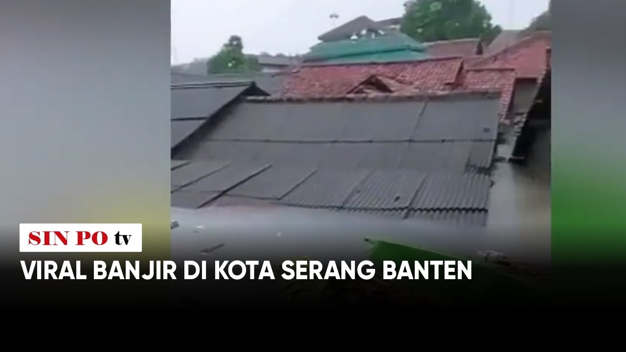 Viral Banjir di Kota Serang Banten