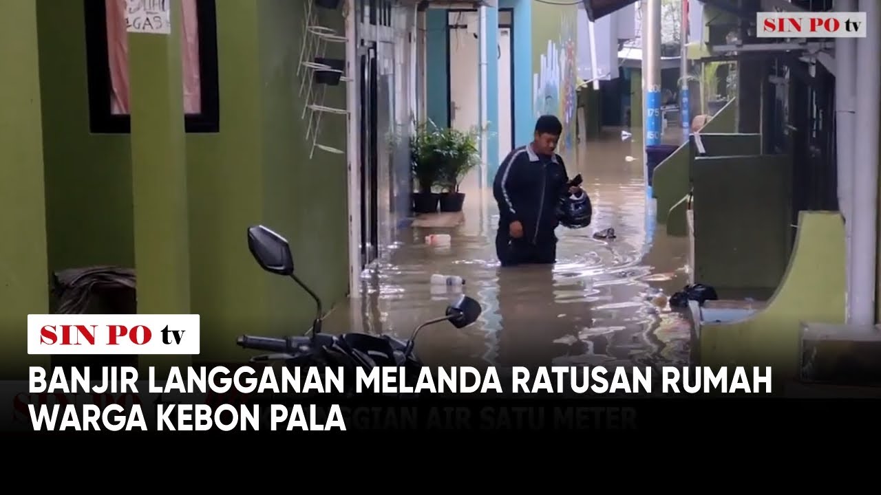 Banjir Langganan Melanda Ratusan Rumah Warga Kebon Pala