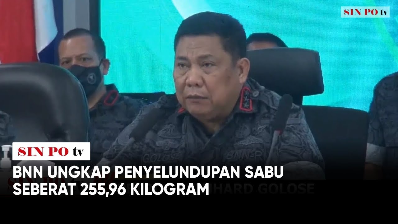 BNN Ungkap Penyelundupan Sabu Seberat 255,96 Kilogram