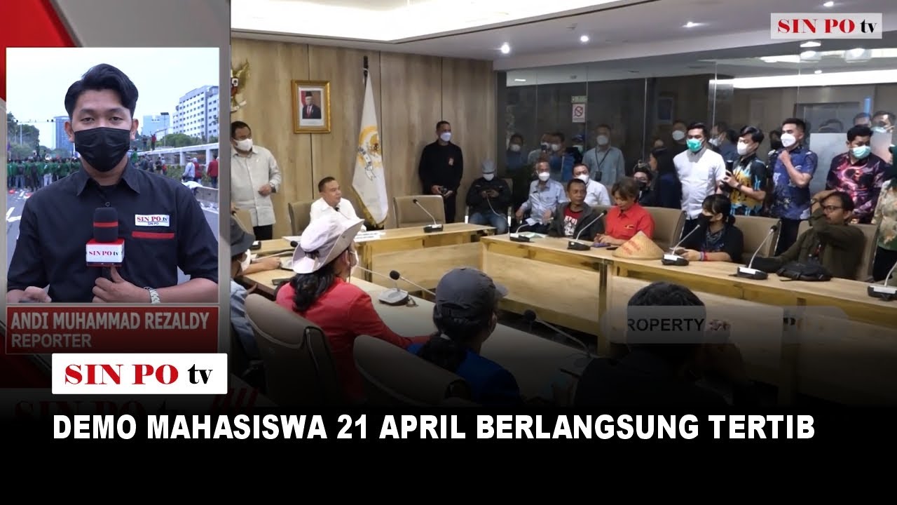 Demo Mahasiswa 21 April Berlangsung Tertib