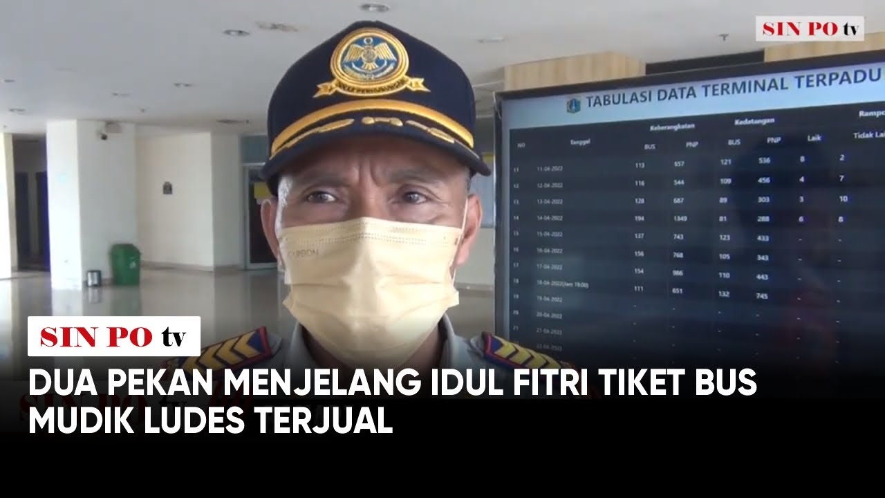 Dua Pekan Menjelang Idul Fitri Tiket Bus Mudik Ludes Terjual