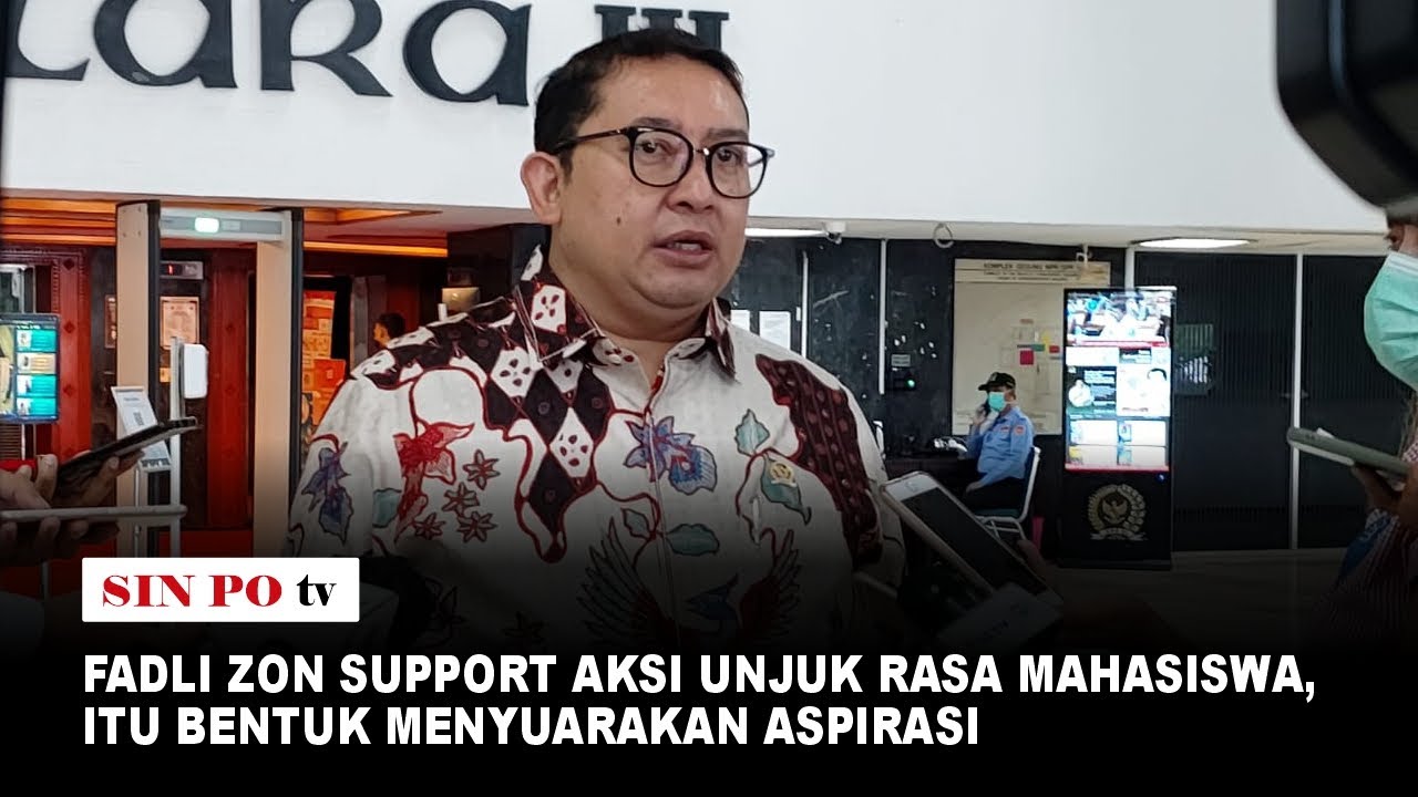 Fadli Zon Support Aksi Unjuk Rasa Mahasiswa, Itu Bentuk Menyuarakan Aspirasi